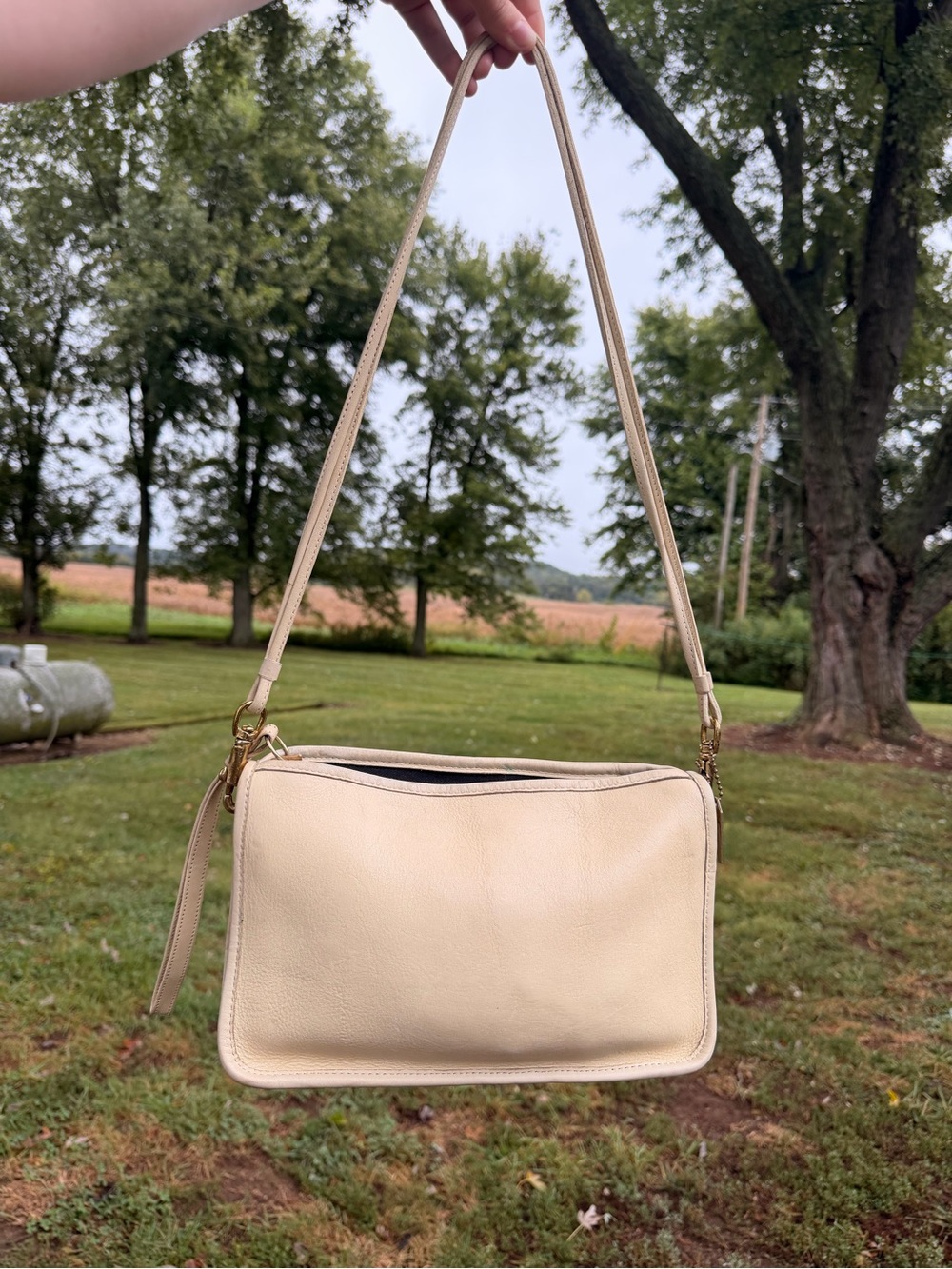 Coach Bone BaSic Leather Bag